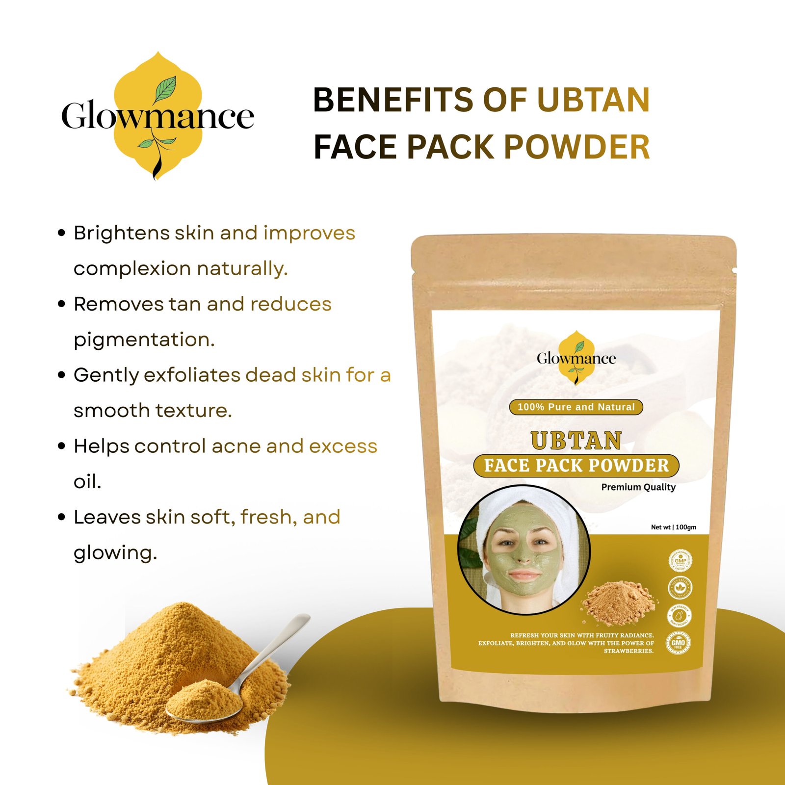 Ubtan Face Pack Powder – 100 gm - Image 2