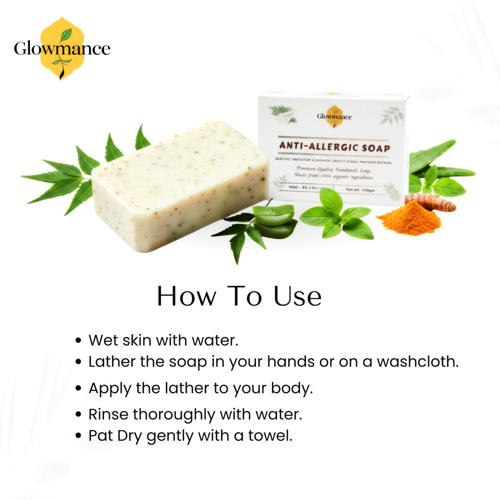 Anti-Allergic Soap – 100 gm - Image 4